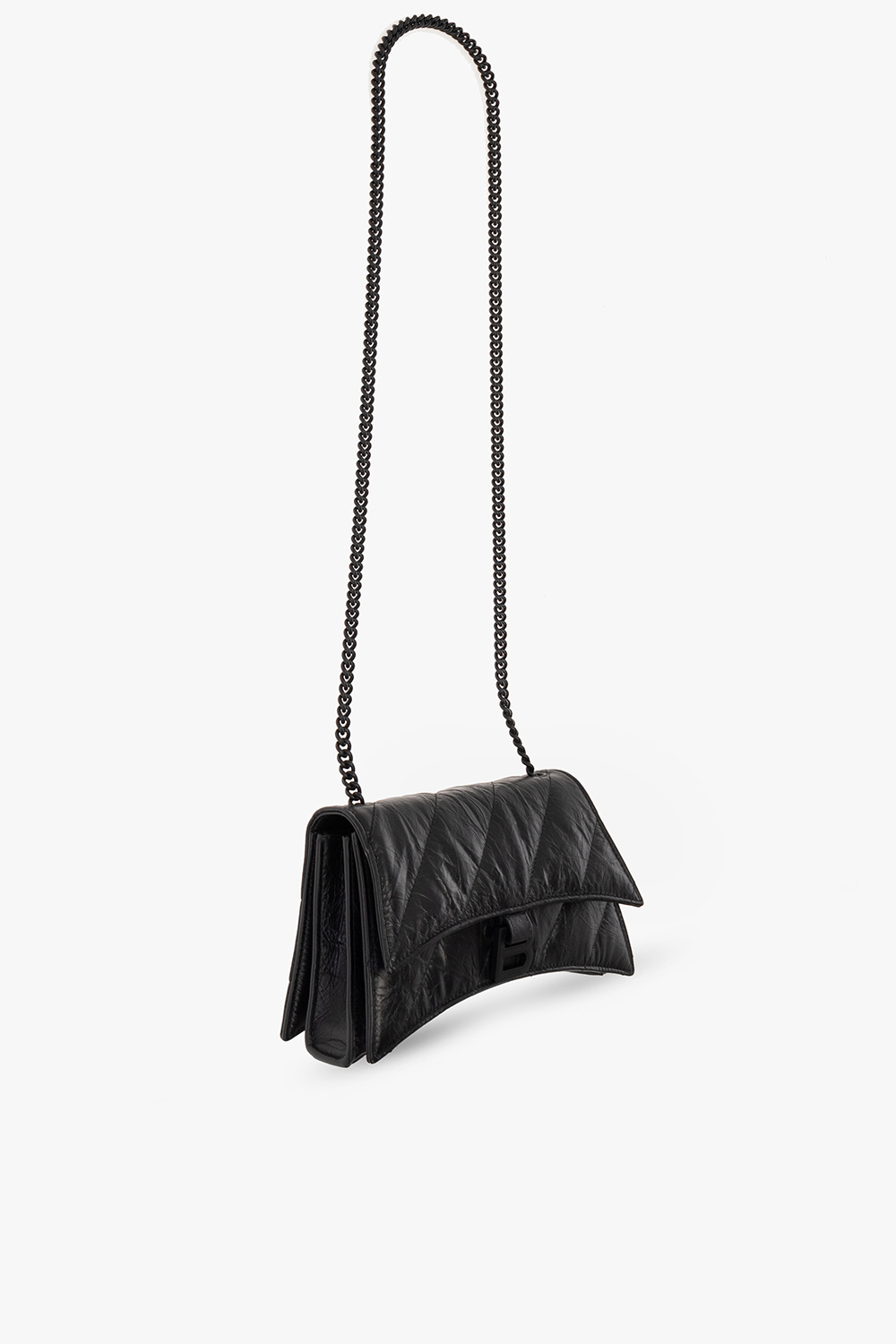 Black 'Crush' wallet with chain Balenciaga